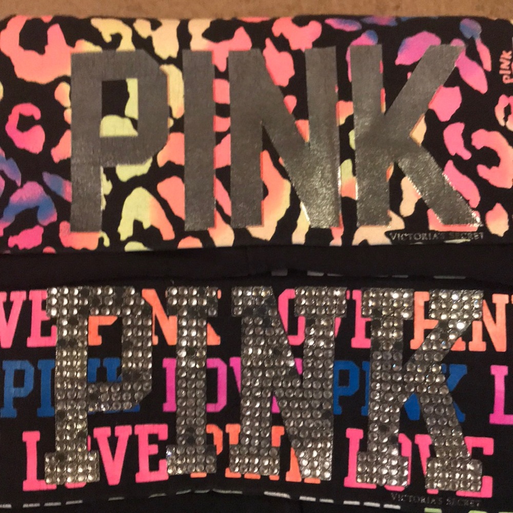 PINK Yoga pants with BLING